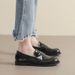 Loafers Women's Platform Autumn British Style Small Leather Shoes Retro Single Shoes Large Size Women's Shoes_vogvips.com