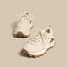 Agan Shoes Women 2025 New Color-Block Soft Leather Thick Sole Versatile Soft Sole Waffle Shoes Sports Casual Single Shoes Dad Shoes_vogvips.com