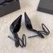 High Heels Women 2024 Spring New Nightclub Style Sexy Rhinestone Patent Leather Black Stiletto Strap Toe Sandals_vogvips.com