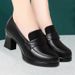 Soft Sole Comfortable German Training Shoes Casual Leather Sports Board Shoes Lightweight Single Shoes Women_vogvips.com