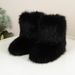 Cross-Border Spring Autumn Winter Furry Snow For Women, Warm Anti-Raccoon Fur, European And American Style, Large Size,_vogvips.com