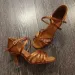 Woman Latin Dance Girls Ballroom Professional Dancing Sneaker 7cm Suede Soft Sole Jazz Salsa Practice Brown Shoes 241101_vogvips.com