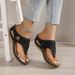 Large Size New Women's Shoes Summer Clip On Women, Hollow Metal Thick Soled Sandals For Women Batch_vogvips.com