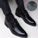 Cowhide Men's Business Leather Youth Fashion Casual Shoes, Versatile Formal Shoes_vogvips.com