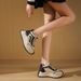Little White Shoes Female High-top Female Students Leisure Sports Versatile Board Shoes Street Shooting_vogvips.com