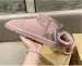 Designer Snow Boots For Woman U5854 Classic Short Mini Leather Winter Boot Flat Mules Warm Plush Fur Booties Aus_vogvips.com