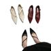 Red Pointed Mary Jane Shoes, Children's New 2025 Niche Design, Soft Soled Bean Shoes With Skirt, Single Shoe_vogvips.com