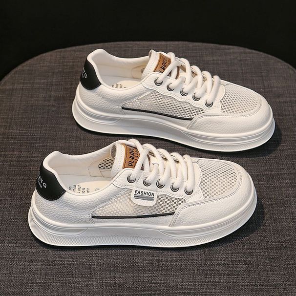 Women's Summer New Versatile Thin Lightweight Casual Sports Flat Mesh Sneakers_vogvips.com