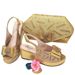 Women's Shoes Large Size Women's Shoes Birthday Party Shoes Small Wedge Heel Thick Sole Shoes With The Same Design Clutch Bag Diamond Flower_vogvips.com