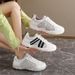 2026 Spring New Arrival Retro German-Style Shoes Women’s Thick-Soled Non-Slip Versatile Casual Sneakers Comfortable White Sneakers_vogvips.com