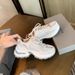 Women's Grape Mom New Splicing Mesh Thick Bottom Heightening Breathable Sports Style Dad Shoes For Women_vogvips.com