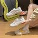 Little White Shoes Female And Female Students Leisure Sports Versatile Forrest Gump Shoes Street Shooting_vogvips.com