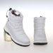 Clearance Export To USA Foreign Trade Non-Slip Warm Fleece-Lined Thickened High-Top Low-Cut Slip-On Gray Waterproof Snow_vogvips.com