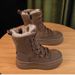 Thick-Soled Snow For Women Winter 2025 New Style Sheepskin Mid-Calf Short Boots With Fleece Lining Thickened Warm Cotton_vogvips.com