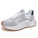 Summer New Breathable Hollow Mesh Women's Ins Korean Style Versatile Thick-Soled Sneakers Casual Dad Shoes_vogvips.com