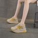 thick Soled Mesh Forrest Gump Casual Versatile Height Increasing Women S Shoes_vogvips.com