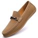 Leather Anti-velvet Leather Beanie Shoes Men's Casual Shoes Driver Shoes Large Size_vogvips.com