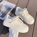 Women's White Paired With Skirts, 2025 Spring And Autumn New Style, Versatile Casual Sports Shoes For Students, Ins_vogvips.com