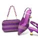 Accessorize the evening with shredded diamond embellished high-heeled sandals and a hard-box handbag set_vogvips.com