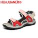 New Summer Leather Women's Fashion Design Breathable Casual Shoes Women Outdoor Beach Flat Sandals Big Size 42_vogvips.com