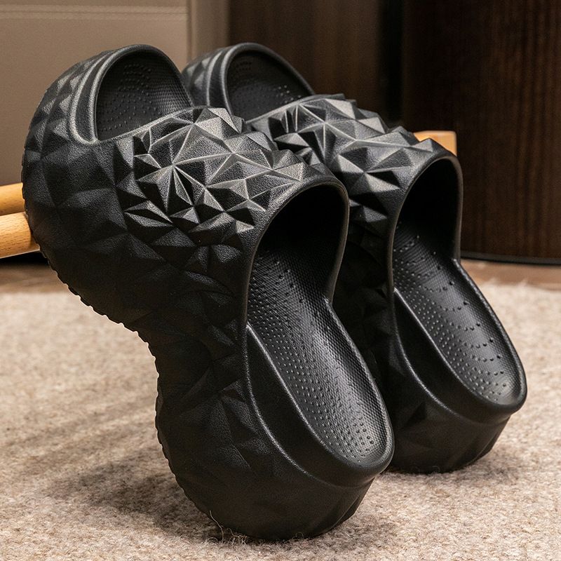 Bebealy Durian Sandals Women Sandals Outdoor Platform Beach Sandals Summer Wear-resistant Pool Sandals Nonslip Cloud Slippers_vogvips.com