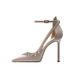 Pointed High Heels For Women Stiletto Spring New Sexy Rhinestone Temperament Baotou Sandals Single Buckle Shoes_vogvips.com