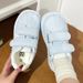 Women's Velcro Strap Shell Toe Bread Shoes German Style Casual Sports Sneakers with Hidden Wedge Heel New 2026 Versatile_vogvips.com