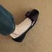 Xiaoxiangfeng Color Matching Small Leather Shoes Women's Square Head Thick Heel Bow Medium Heel Single Shoes_vogvips.com