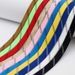 Flat double-layer hockey cotton shoelaces match everything sneakers_vogvips.com