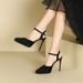 MTX 1088-15 Waterproof Platform Single Shoes 2025 Wom's Summer New Thin Heels Hollow Pointed Toe High Heel Sandals For_vogvips.com
