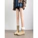2026 French Retro Slip-On Short For Women Autumn Winter New Fashion Versatile Matching With Skirts Two-Way Casual_vogvips.com