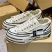Wu Jianhao's New Double-Label Distressed Same Style As On Xiaohongshu, Couple's Canvas Shoes, Trendy Tassel Classic_vogvips.com