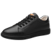 Brand Men's Genuine Leather Casual Shoes Classic Black Flat Sports Shoes Outdoor Hollow Out White Sneakers Large Size:36-47 Mo-y_vogvips.com