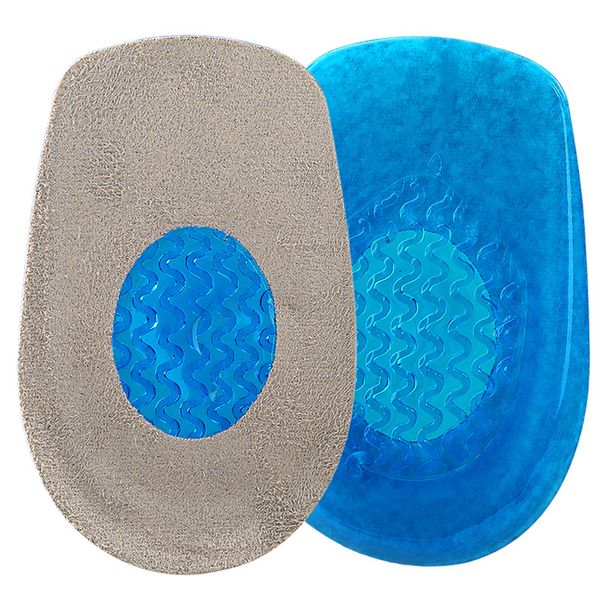 SEBS Fabric Sports Heel Cushion - Breathable, Shock-Absorbing & Non-Slip Insoles For Men & Women (Blue, S/L Sizes)_vogvips.com
