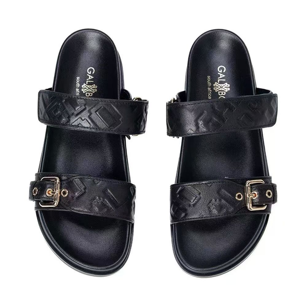 Galxboy New Style Foreign Trade Women's Outdoor Flat Metal Buckle South Africa Beach Sandals_vogvips.com