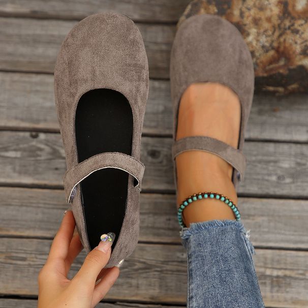 Classic Flat Ballet Flats For Women - Round Toe Mary Jane Shoes With Comfortable Low Heel For Casual & Dressy Outfits_vogvips.com