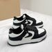 K803 Women's Sneakers 2024 Autumn Waterproof Low-top Thick-soled Burgundy Classic Ultra-fine Leather Sports Casual_vogvips.com