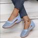 Women's Hollow-out Sandals, Casual Solid Color, Cross-border Foreign Trade, New Everyday Style, Wedge Heel,_vogvips.com