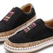 Large Size For Foreign Trade, Flat Color-blocked Loafers, European And American Thick-soled Casual Slip-on Shoes,_vogvips.com