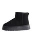 Women's Shoes Winter Thick Soled Snow Boots , Made Of Fur, Petite Size, Height Increasing, Fleece Lined, Warm, Northeast Style Cotton Padded Shoes_vogvips.com