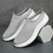 Men's Wedge Premium Slippers Vintage Anti-slip Casual Female Platform Retro Shoes Plus Size Orthopedic Diabetic Sandals_vogvips.com