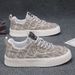 Canvas Shoes Men's New Breathable Casual Shoes Low-top Printing Trend Soft Baseplate Shoes Men_vogvips.com