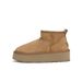 Grape Mom Super Good Version~ Zhou Dongyu Same Style Fleece-Lined Thick-Soled Wool Snow Women's Furry Short Boots_vogvips.com