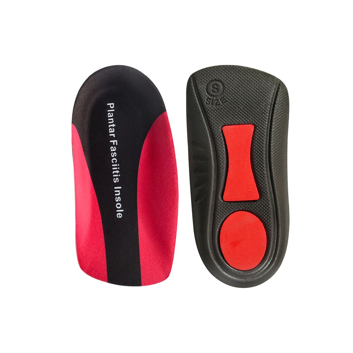 Thickened arch pad sports shoe insole men's shock absorption high elasticity comfortable high arch foot flat foot heel fascia non medical correction_vogvips.com