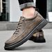 Euro Step Men's 2025 Autumn New Genuine Leather Business Formal Slip-On Soft Sole Non-Slip Versatile Brogue Shoes_vogvips.com