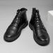 European Warm Series Wenzhou Winter Martin British Style Lace-up Short Boots Men's Fashion Fleece-lined Warm Cotton Shoes Trendy_vogvips.com