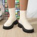New Flying Woven Sports Short Size For Autumn And Winter, New Women's Boots In Plus Size, One Foot Kick_vogvips.com