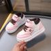 Kids' Sneakers Girls' Solid Bottom Board Shoes Boys' High Top Bread Shoes Velcro Baby Shoes_vogvips.com