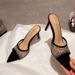 Summernew Arrival Gypsophila High Heels Sandals And Slippers For Women Outwear French Beautiful Non-tiring Toes Thin Heel Sandals_vogvips.com