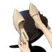 Women's Open-toe Mules For Outdoor Wear, 2025 Spring/summer New Style, Pointed Toe, Medium Chunky Heel, Slip-on_vogvips.com